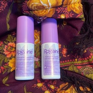 2 60 ml bottles of Rogaine for Women unopened. Please note expiration dates